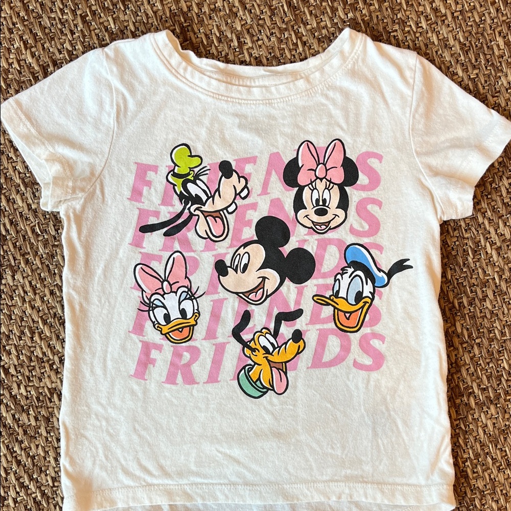 Disney White and Blue Graphic Tee
